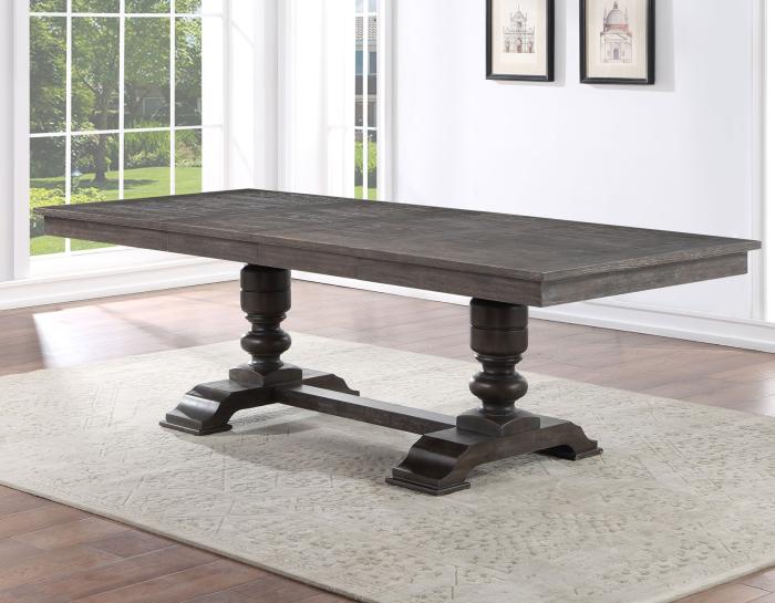 Hutchins 59-95-in. Table Top w/Two 18-inch Leaves