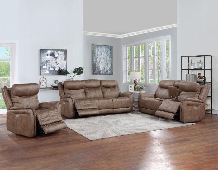 Morrison Dual-Power Reclining Sofa Dallas Furniture