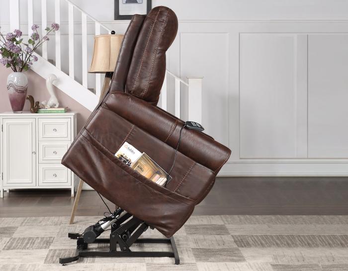 Ottawa Power Lift Chair with Heat and Massage, Walnut