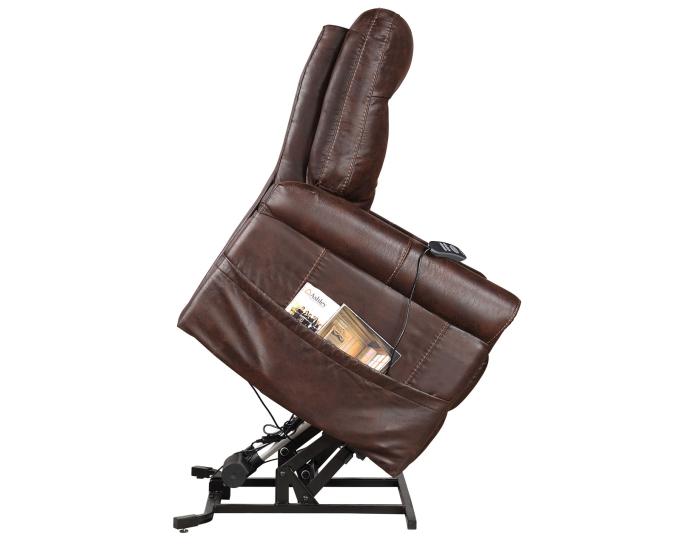 Ottawa Power Lift Chair with Heat and Massage, Walnut - DFW