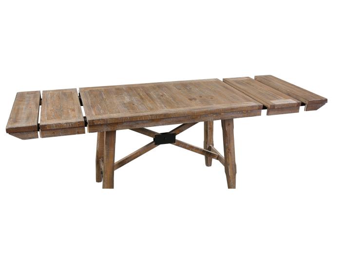 Riverdale 96-inch Counter Table w/2 12-inch Leaves