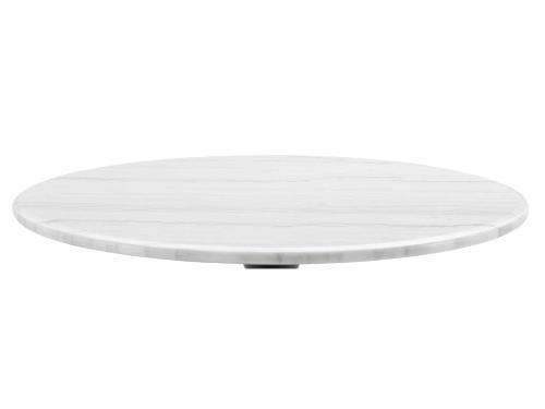 Colfax 45 inch Round White Marble Top - DFW