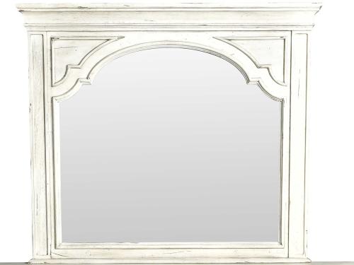 Highland Park Mirror, Cathedral White - DFW