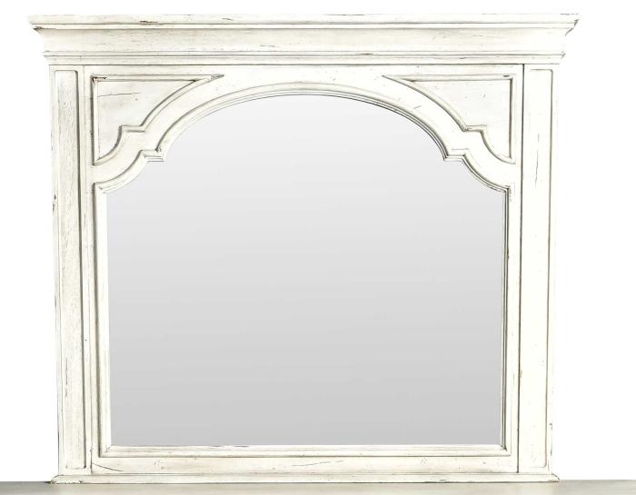 Highland Park Mirror, Cathedral White - DFW