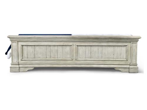 Highland Park Queen Footboard, Cathedral White - DFW