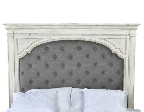Highland Park Queen Headboard, Cathedral White