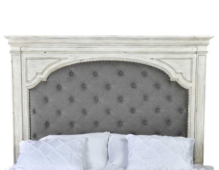 Highland Park Queen Headboard, Cathedral White - DFW