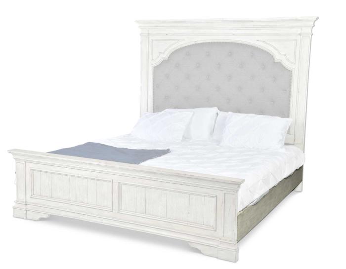 Highland Park Rail for King orQueen Bed, Cathedral White