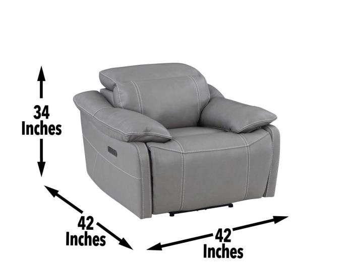 Alpine 3-Piece Dual-Power Leather Reclining Set Dallas Furniture