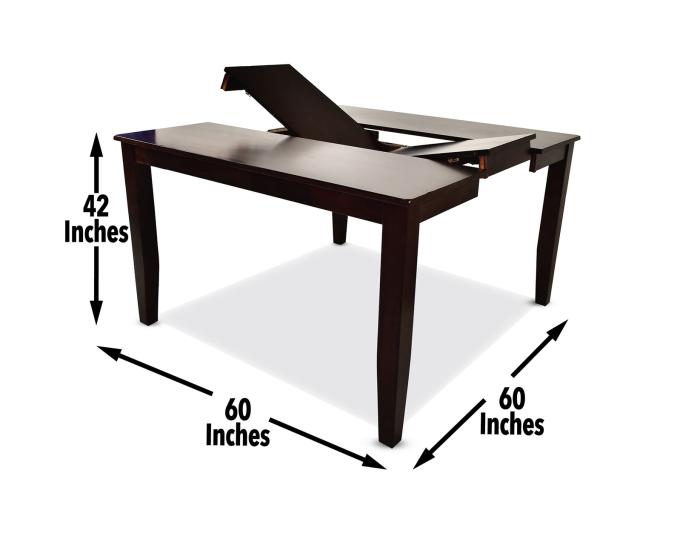 Crosspointe Counter Table w/18″ Leaf