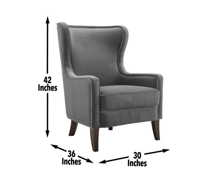 Rosco Accent Chair – Charcoal