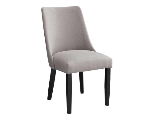 Xena Upholstered Side Chair, Gray - DFW