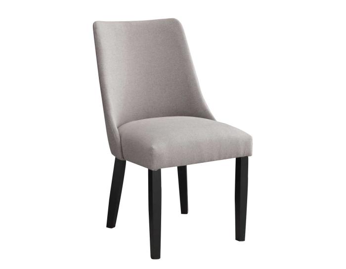 Xena Upholstered Side Chair, Gray DFW