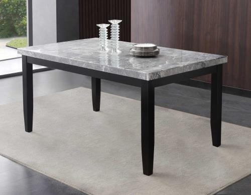 Napoli 64-inch Marble Top Dining Table