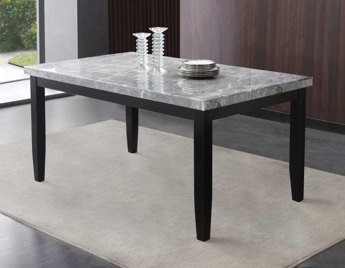 Napoli 64-inch Marble Top Dining Table DFW