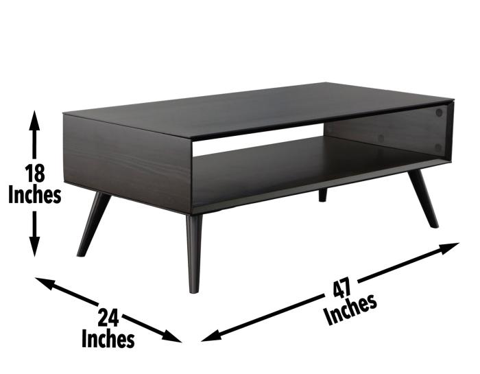 Elin 3-Pack Table Set, Black DFW
