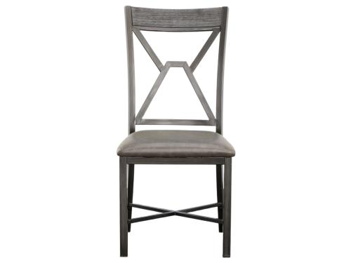 Alamo Gray PU Side Chair - DFW