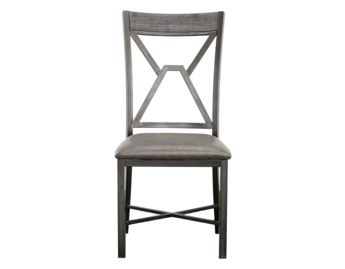 Alamo Gray PU Side Chair - DFW