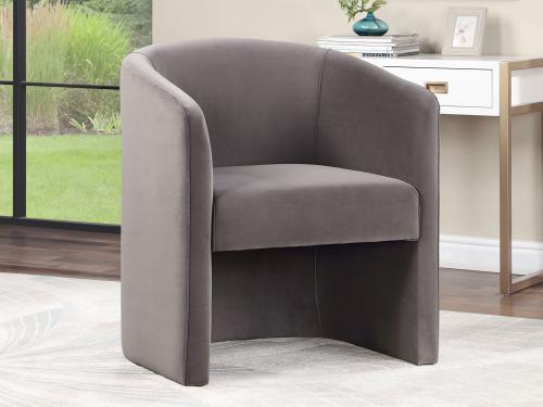 Iris Upholstered Chair, Fog - DFW
