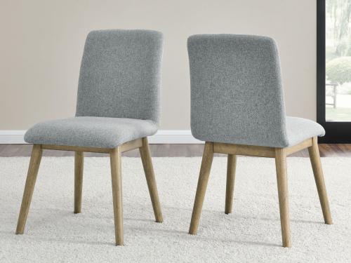 Vida Upholstered Side Chair, Gray - DFW